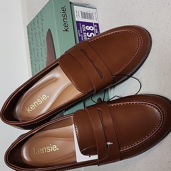 Kensie New Women's Brown Loafers 8M - Picture 5 of 7